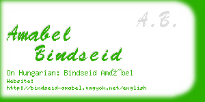 amabel bindseid business card